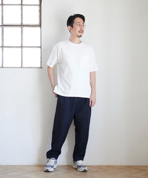 J-PROGRESS(ジェイプログレス)の「ヘビーウェイト 胸ポケット付き クルーネック日本製(Tシャツ/カットソー・レディース・ブラック/ホワイト・X-SMALL/X-LARGE/MEDIUM/LARGE/SMALL)」の1枚目の写真