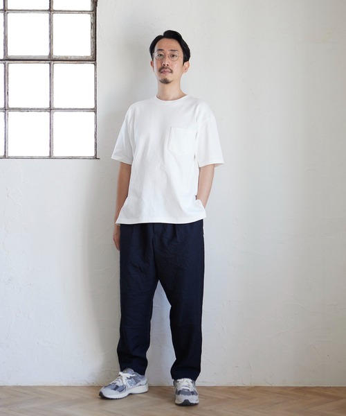 J-PROGRESS（ジェイプログレス）の「ヘビーウェイト 胸ポケット付き クルーネック日本製（Tシャツ/カットソー・レディース・ブラック/ホワイト・X-SMALL/X-LARGE/MEDIUM/LARGE/SMALL）」の11枚目の写真