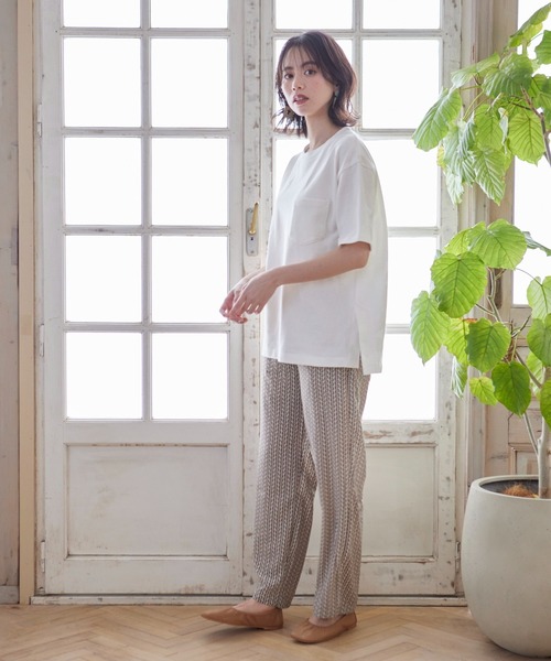 J-PROGRESS(ジェイプログレス)の「ヘビーウェイト 胸ポケット付き クルーネック日本製(Tシャツ/カットソー・レディース・ブラック/ホワイト・X-SMALL/X-LARGE/MEDIUM/LARGE/SMALL)」の3枚目の写真