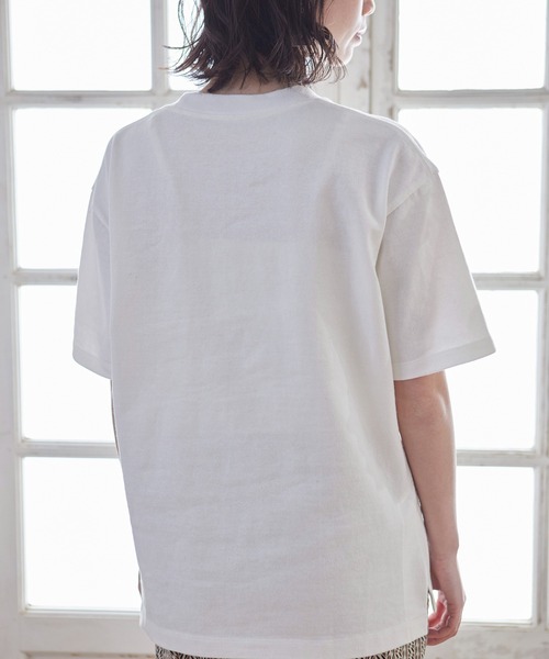 J-PROGRESS（ジェイプログレス）の「ヘビーウェイト 胸ポケット付き クルーネック日本製（Tシャツ/カットソー・レディース・ブラック/ホワイト・X-SMALL/X-LARGE/MEDIUM/LARGE/SMALL）」の13枚目の写真