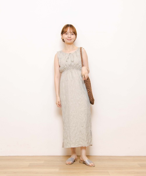 flower（フラワー）の「リラックスタンクワンピース（ワンピース・レディース・ベージュ/アイボリー・FREE）」の17枚目の写真