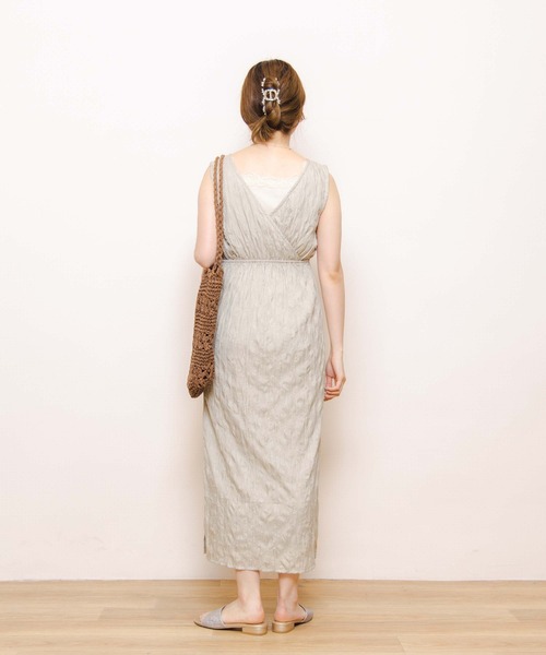 flower（フラワー）の「リラックスタンクワンピース（ワンピース・レディース・ベージュ/アイボリー・FREE）」の20枚目の写真