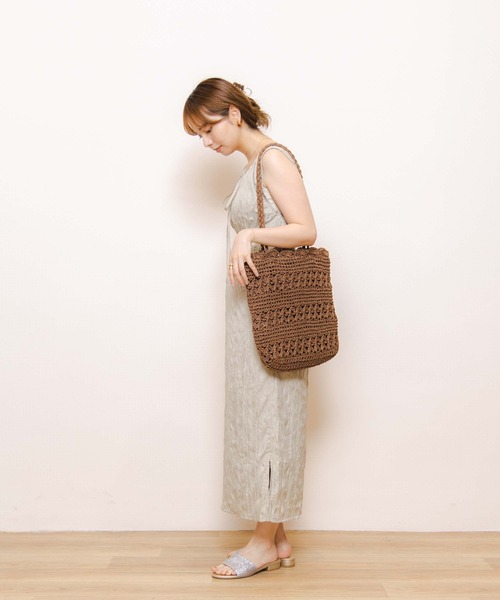 flower（フラワー）の「リラックスタンクワンピース（ワンピース・レディース・ベージュ/アイボリー・FREE）」の21枚目の写真