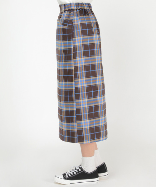 LBC（エルビーシー）の「チェックＩラインスカート（スカート・レディース・オレンジ/ブルー・M/L）」の21枚目の写真