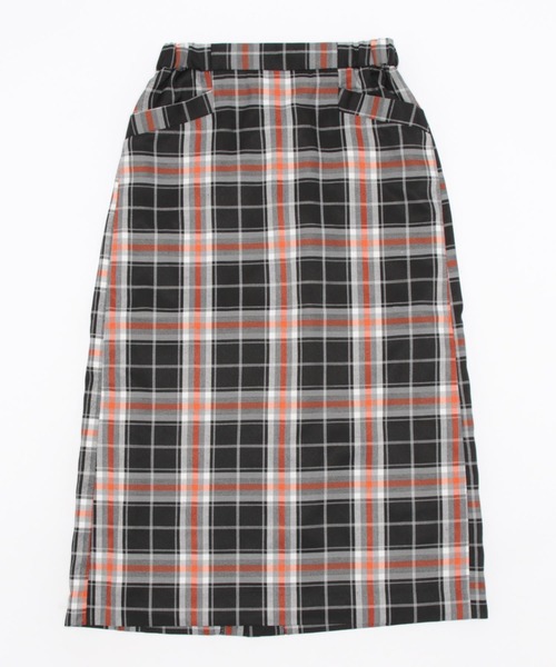 LBC（エルビーシー）の「チェックＩラインスカート（スカート・レディース・オレンジ/ブルー・M/L）」の8枚目の写真