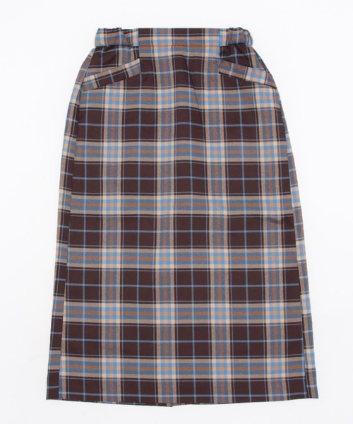 LBC（エルビーシー）の「チェックＩラインスカート（スカート・レディース・オレンジ/ブルー・M/L）」の9枚目の写真