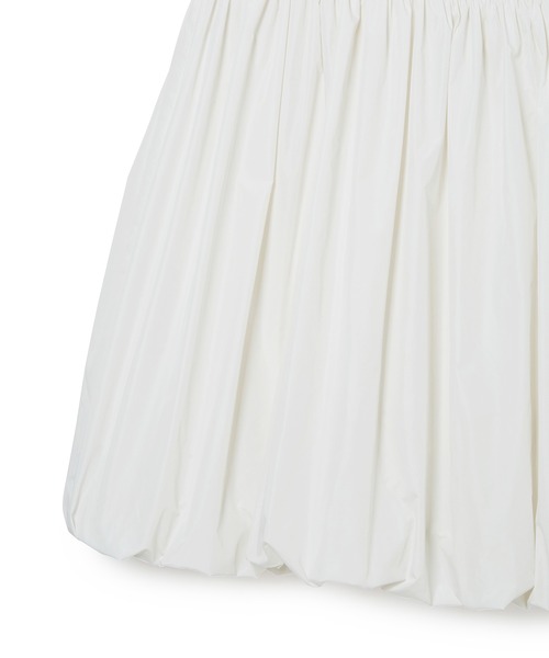 ADAM ET ROPE'(アダムエロペ)の「ティアードバルーンタフタスカート(スカート・レディース・ブラック/ホワイト系その他2/ブルー・FREE)」の5枚目の写真