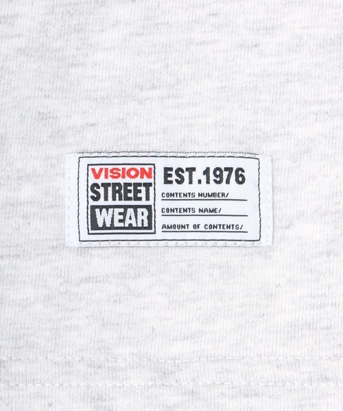 VISION STREET WEAR(ヴィジョンストリートウェア)の「VISION STREET WEAR/ヴィジョンストリートウエア オーバーサイズ ワンポイント刺繍 袖ロゴ 長袖Tシャツ(Tシャツ/カットソー・メンズ・ホワイト系その他/ブラック系その他/グレー系その他/ブルー系その他・M/L/LL)」の20枚目の写真