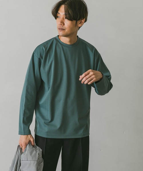 URBAN RESEARCH DOORS（アーバンリサーチドアーズ）の「ドレスポンチロングスリーブTシャツ（Tシャツ/カットソー・メンズ・グリーン/モカ/チャコールグレー/ホワイト・LARGE/MEDIUM）」の11枚目の写真