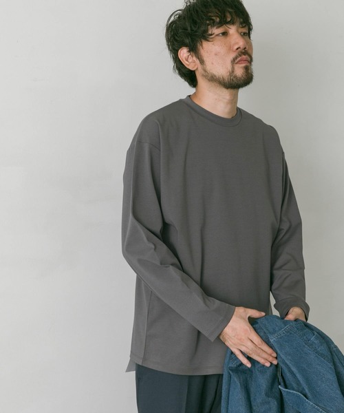URBAN RESEARCH DOORS（アーバンリサーチドアーズ）の「ドレスポンチロングスリーブTシャツ（Tシャツ/カットソー・メンズ・グリーン/モカ/チャコールグレー/ホワイト・LARGE/MEDIUM）」の18枚目の写真