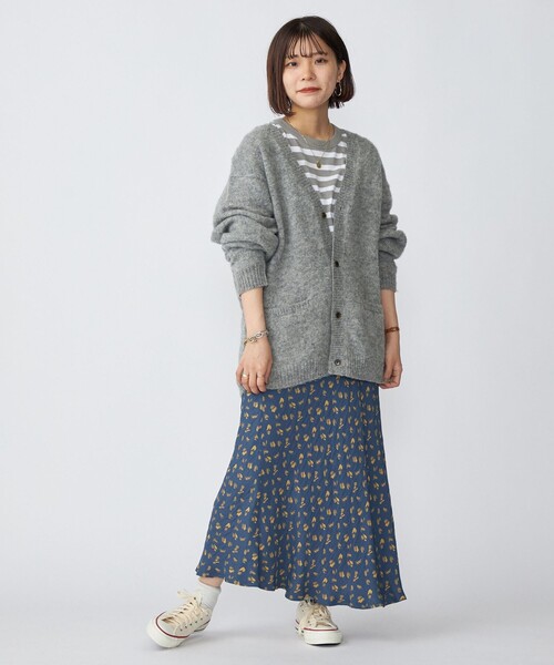 SHIPS（シップス）の「*SHIPS: 〈シェットランドタイプ〉 ウール シャギードッグ ニット カーディガン（カーディガン/ボレロ・メンズ・ブラック/グリーン/グレー/アイボリー/ラベンダー/コバルトブルー・SMALL/X-LARGE/MEDIUM/LARGE）」の9枚目の写真