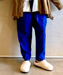 リネンドットタックバルーンパンツ