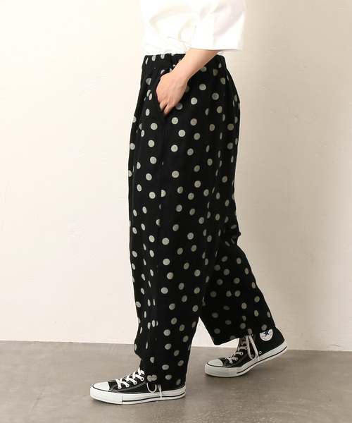 JOURNAL STANDARD LUXE(ジャーナルスタンダード ラックス)の「リネンドットタックバルーンパンツ(その他パンツ・レディース・ブラック/ブルー・FREE)」の15枚目の写真