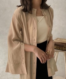 【apres jour clair】スリットスリーブチュニックシャツ【ZOZOTOWN限定アイテム】