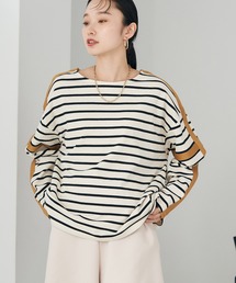 earth music&ecology | カラーパイピングボーダープルオーバー(Tシャツ/カットソー)