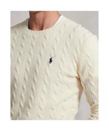 POLO RALPH LAUREN ウールカシミヤニット　襟付きニットトップスM 68537279_34_d_215.jpg