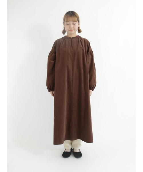 Samansa Mos2（サマンサ モスモス）の「コーデュロイ前後着ワンピース（ワンピース・レディース・レッド/グリーン/ピンク/ブラウン・ﾌﾘ-）」の11枚目の写真
