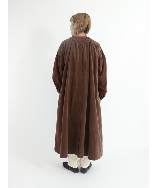 Samansa Mos2（サマンサ モスモス）の「コーデュロイ前後着ワンピース（ワンピース・レディース・レッド/グリーン/ピンク/ブラウン・ﾌﾘ-）」の13枚目の写真