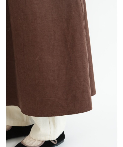 Samansa Mos2（サマンサ モスモス）の「コーデュロイ前後着ワンピース（ワンピース・レディース・レッド/グリーン/ピンク/ブラウン・ﾌﾘ-）」の19枚目の写真