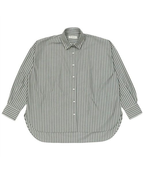 TOKYO SHIRTS（トウキョウシャツ）の「形態安定ノーアイロン BIGシルエット カジュアル長袖シャツ（シャツ/ブラウス・レディース・グレー・FREE）」の10枚目の写真