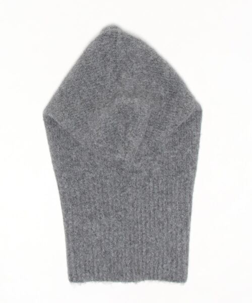 Q（キュー）の「バラクラバフードウォーマー（ネックウォーマー/スヌード・レディース・ブラック/ライトグレー・ONE SIZE）」の3枚目の写真