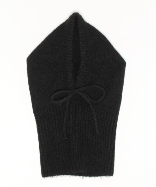 Q（キュー）の「バラクラバフードウォーマー（ネックウォーマー/スヌード・レディース・ブラック/ライトグレー・ONE SIZE）」の6枚目の写真