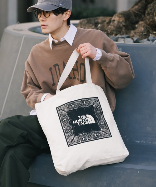 THE NORTH FACE(ザノースフェイス)の「日本未発売 THE NORTH FACE/ザ・ノースフェイス Cotton Canvas Tote トートバッグ(トートバッグ・メンズ・ベージュ/ブラック/ベージュ系その他・FREE)」の11枚目の写真