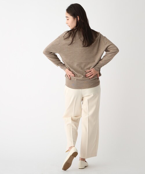 OPAQUE.CLIP（オペークドットクリップ）の「◆【Filivivi/フィルビビ】FOLCO デザインVネックニット（ニット/セーター・レディース・ホワイト系/ネイビー系5/サンドベージュ/ブラック・38/36/40/42）」の18枚目の写真