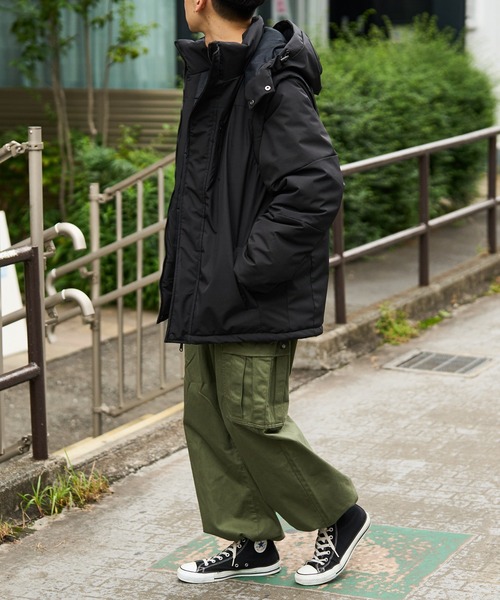 DISCOAT（ディスコート）の「フーデッド2WAYパデッドジャケット