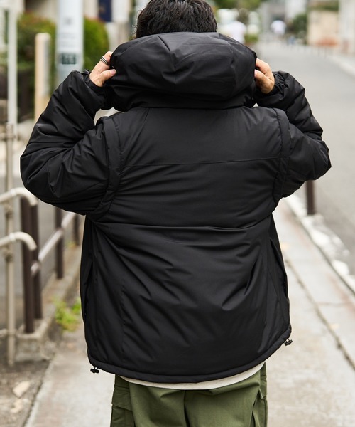 DISCOAT（ディスコート）の「フーデッド2WAYパデッドジャケット