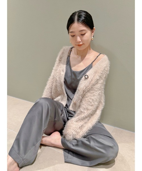 LILY BROWN（リリーブラウン）の「【LILY BROWN Lingerie】ロングパンツ（ルームウェア/パジャマ・レディース・ピンク/グレー・FREE）」の2枚目の写真