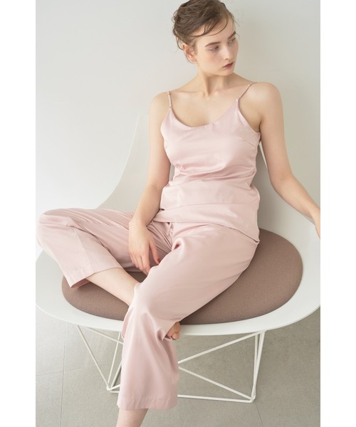 LILY BROWN（リリーブラウン）の「【LILY BROWN Lingerie】ロングパンツ（ルームウェア/パジャマ・レディース・ピンク/グレー・FREE）」の5枚目の写真