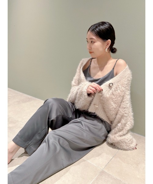 LILY BROWN（リリーブラウン）の「【LILY BROWN Lingerie】ロングパンツ（ルームウェア/パジャマ・レディース・ピンク/グレー・FREE）」の8枚目の写真