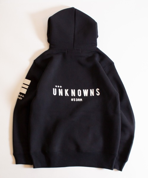 ALL ORDINARIES（オールオーディナリーズ）の「【＃5 DREAM（ナンバーファイブドリーム）】#5 UNKNOWNS 裏起毛プルパーカー（パーカー・メンズ・ブラック/杢グレー/バーガンディー・L/M/XL）」の5枚目の写真