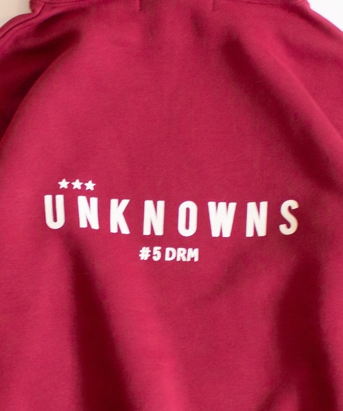 ALL ORDINARIES（オールオーディナリーズ）の「【＃5 DREAM（ナンバーファイブドリーム）】#5 UNKNOWNS 裏起毛プルパーカー（パーカー・メンズ・ブラック/杢グレー/バーガンディー・L/M/XL）」の12枚目の写真