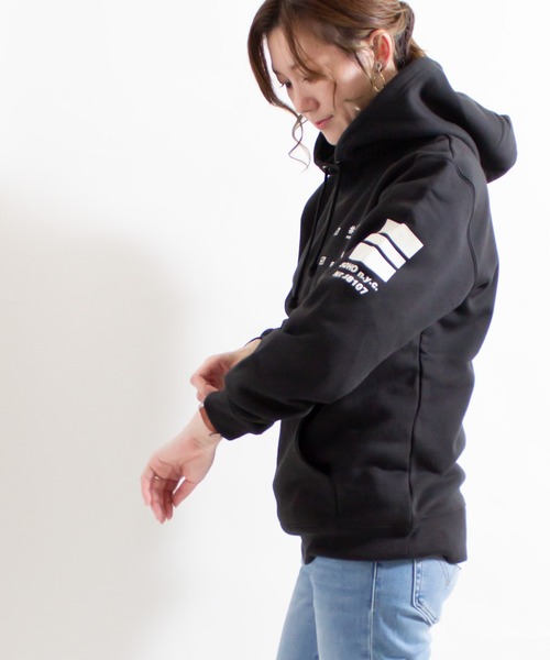 ALL ORDINARIES（オールオーディナリーズ）の「【＃5 DREAM（ナンバーファイブドリーム）】#5 UNKNOWNS 裏起毛プルパーカー（パーカー・メンズ・ブラック/杢グレー/バーガンディー・L/M/XL）」の20枚目の写真