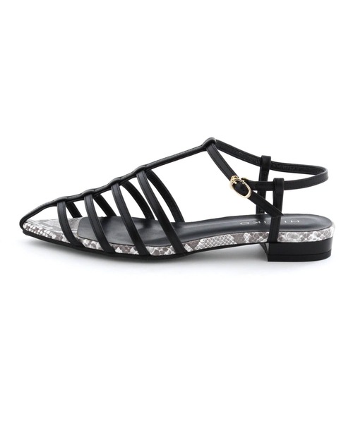 HIMIKO（ヒミコ）の「【Made in Japan】ローヒールストラップサンダル/631202（サンダル・レディース・ゴールド/ブラック/ピンク・22.0cm/23.0cm/24.5cm/22.5cm/24.0cm/23.5cm/25.0cm/25.5cm/21.5cm/26.0cm）」の18枚目の写真