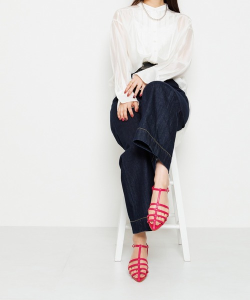 HIMIKO（ヒミコ）の「【Made in Japan】ローヒールストラップサンダル/631202（サンダル・レディース・ゴールド/ブラック/ピンク・22.0cm/23.0cm/24.5cm/22.5cm/24.0cm/23.5cm/25.0cm/25.5cm/21.5cm/26.0cm）」の10枚目の写真