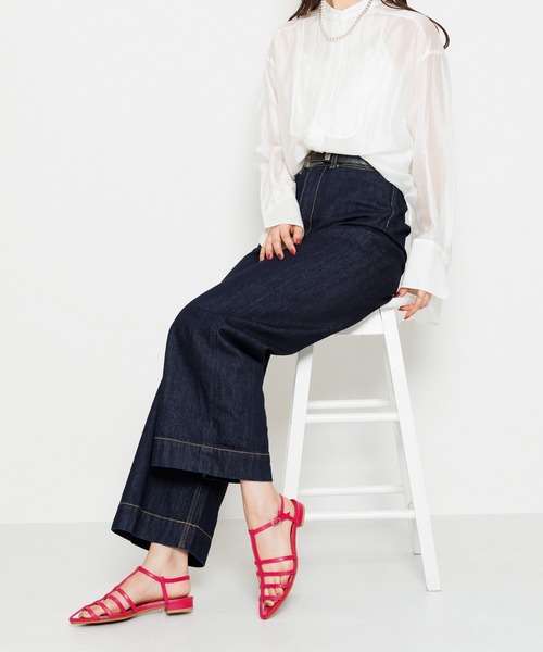 HIMIKO（ヒミコ）の「【Made in Japan】ローヒールストラップサンダル/631202（サンダル・レディース・ゴールド/ブラック/ピンク・22.0cm/23.0cm/24.5cm/22.5cm/24.0cm/23.5cm/25.0cm/25.5cm/21.5cm/26.0cm）」の11枚目の写真