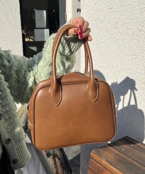 nemne store(ネンネストア)の「【nemne】2wayミニボストンショルダーバッグ(ショルダーバッグ・レディース・ブラック/ベージュ/ブラウン・フリー)」の17枚目の写真