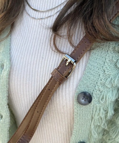 nemne store(ネンネストア)の「【nemne】2wayミニボストンショルダーバッグ(ショルダーバッグ・レディース・ブラック/ベージュ/ブラウン・フリー)」の6枚目の写真