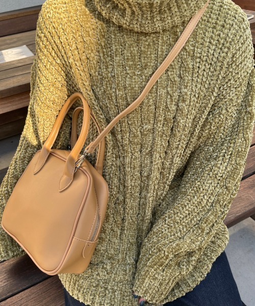 nemne store(ネンネストア)の「【nemne】2wayミニボストンショルダーバッグ(ショルダーバッグ・レディース・ブラック/ベージュ/ブラウン・フリー)」の13枚目の写真