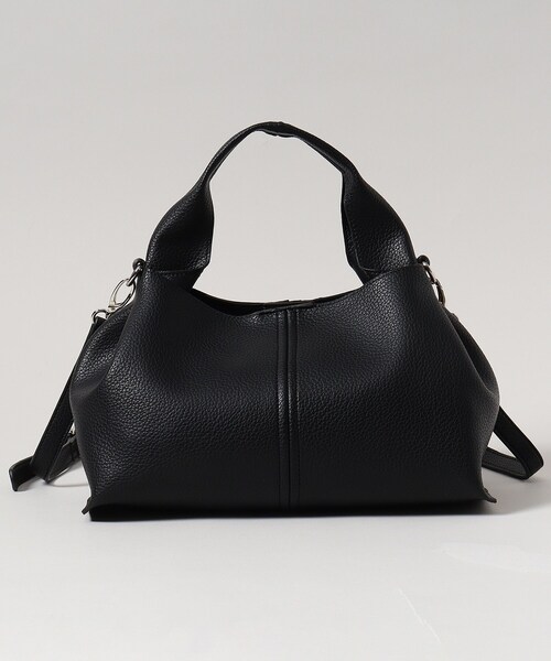 THE SHOP TK (ザ ショップ ティーケー )の「◆【軽量/ONOFF活躍/2WAY】シュリンクミドルトート/ワンハンドルバッグ(トートバッグ・レディース・ブラック/ブラウン系/ライトベージュ・00)」の7枚目の写真