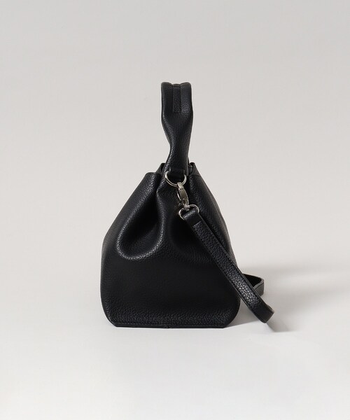 THE SHOP TK (ザ ショップ ティーケー )の「◆【軽量/ONOFF活躍/2WAY】シュリンクミドルトート/ワンハンドルバッグ(トートバッグ・レディース・ブラック/ブラウン系/ライトベージュ・00)」の8枚目の写真