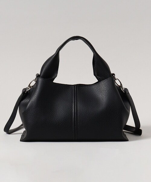 THE SHOP TK (ザ ショップ ティーケー )の「◆【軽量/ONOFF活躍/2WAY】シュリンクミドルトート/ワンハンドルバッグ(トートバッグ・レディース・ブラック/ブラウン系/ライトベージュ・00)」の9枚目の写真