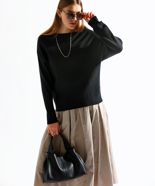 THE SHOP TK (ザ ショップ ティーケー )の「◆【軽量/ONOFF活躍/2WAY】シュリンクミドルトート/ワンハンドルバッグ(トートバッグ・レディース・ブラック/ブラウン系/ライトベージュ・00)」の17枚目の写真