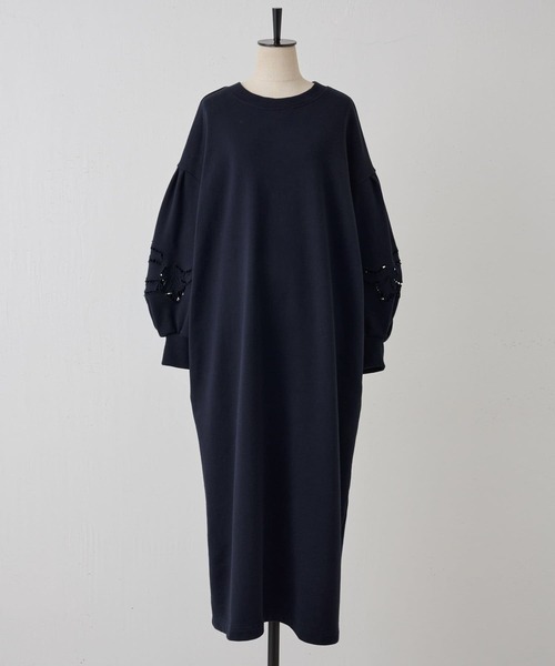 BEARDSLEY（ビアズリー）の「コクーン袖カットワーク刺繍ワンピース