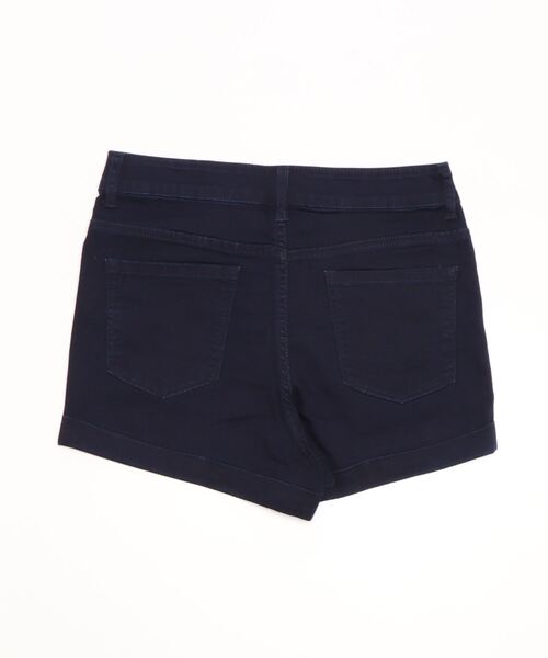 WHEIR(ウェア)の「familife フロントボタンショートパンツ(デニムパンツ・レディース・ダークインディゴブルー/ホワイト・LARGE/MEDIUM/SMALL)」の5枚目の写真