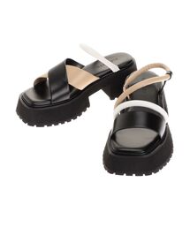 ELENDEEK | アシンメトリーサンダル(サンダル)