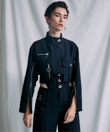ショートレングスバイカーブルゾン/Short-length Biker Blouson